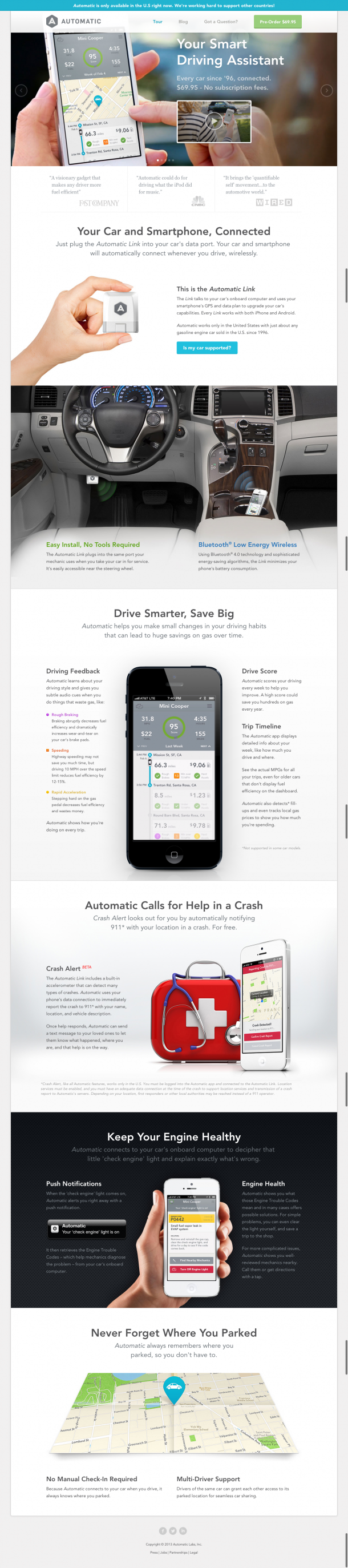 Automatic Landing Page