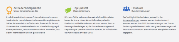 Saal Digital Garantie Qualität UVPs 2